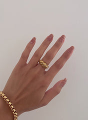 N3029 Pop Champagne Reusable Press-on Nails Manicure Kit